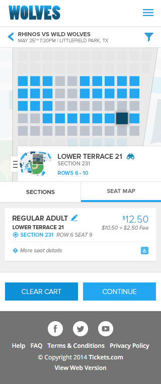 Seat selection